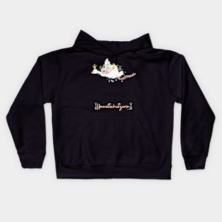 Schwan Fliegen Umwelt Schutz Prinzessin Blumen Süß Kids Hoodie